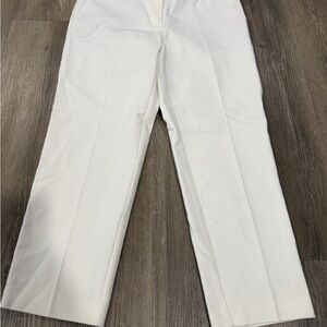 LOFT Men's Crisp White Dress Pants